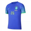 Camiseta de fútbol Brasil RODRYGO 26 2ª equipación Copa Mundo 2022